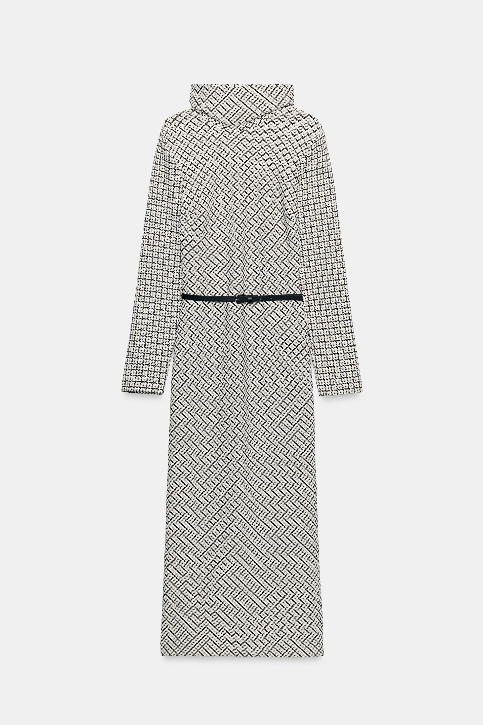 PRINTED BELTED MAXI DRESS thumbnail 8