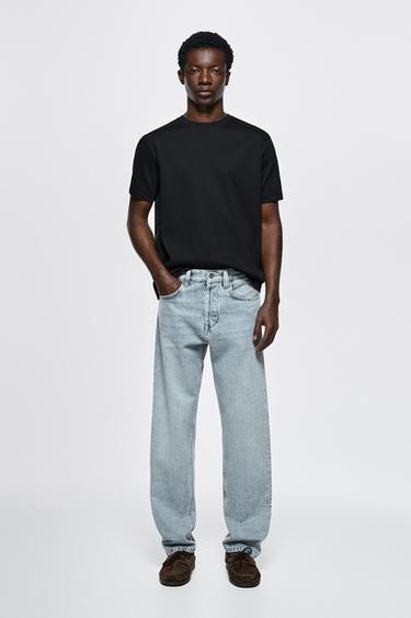 Jeans selvedge fit - Azul claro de Zara - Imagen 0