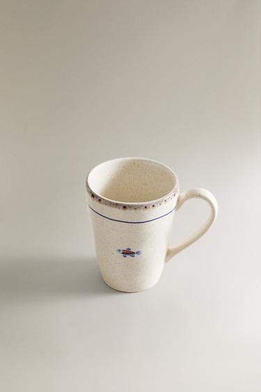 TASSE GRÈS POISSON - Bleu de Zara - Image 1