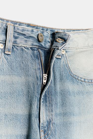 TRF BAGGY BALLOON MID-WAIST JEANS - Light blue by Zara - Image 8