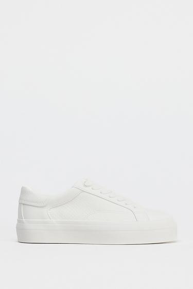 TEXTURED TRAINERS - White by Zara - Image 0