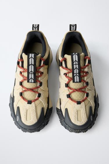 MULTI-PIECE TECHNICAL TRAINERS - Sand Brown by Zara - Image 4