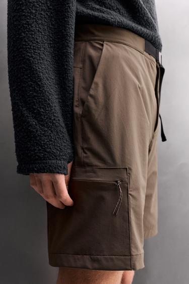 SHORT TECHNIQUE CARGO - Marron de Zara - Image 5