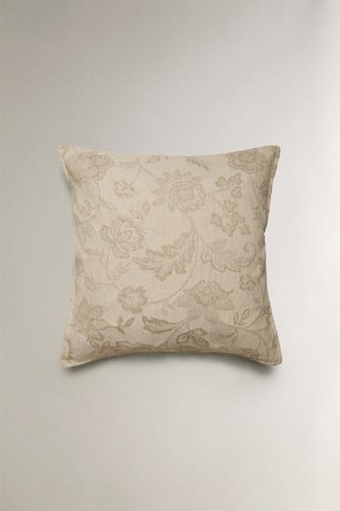 HOUSSE DE COUSSIN JACQUARD - Gris de Zara - Image 0