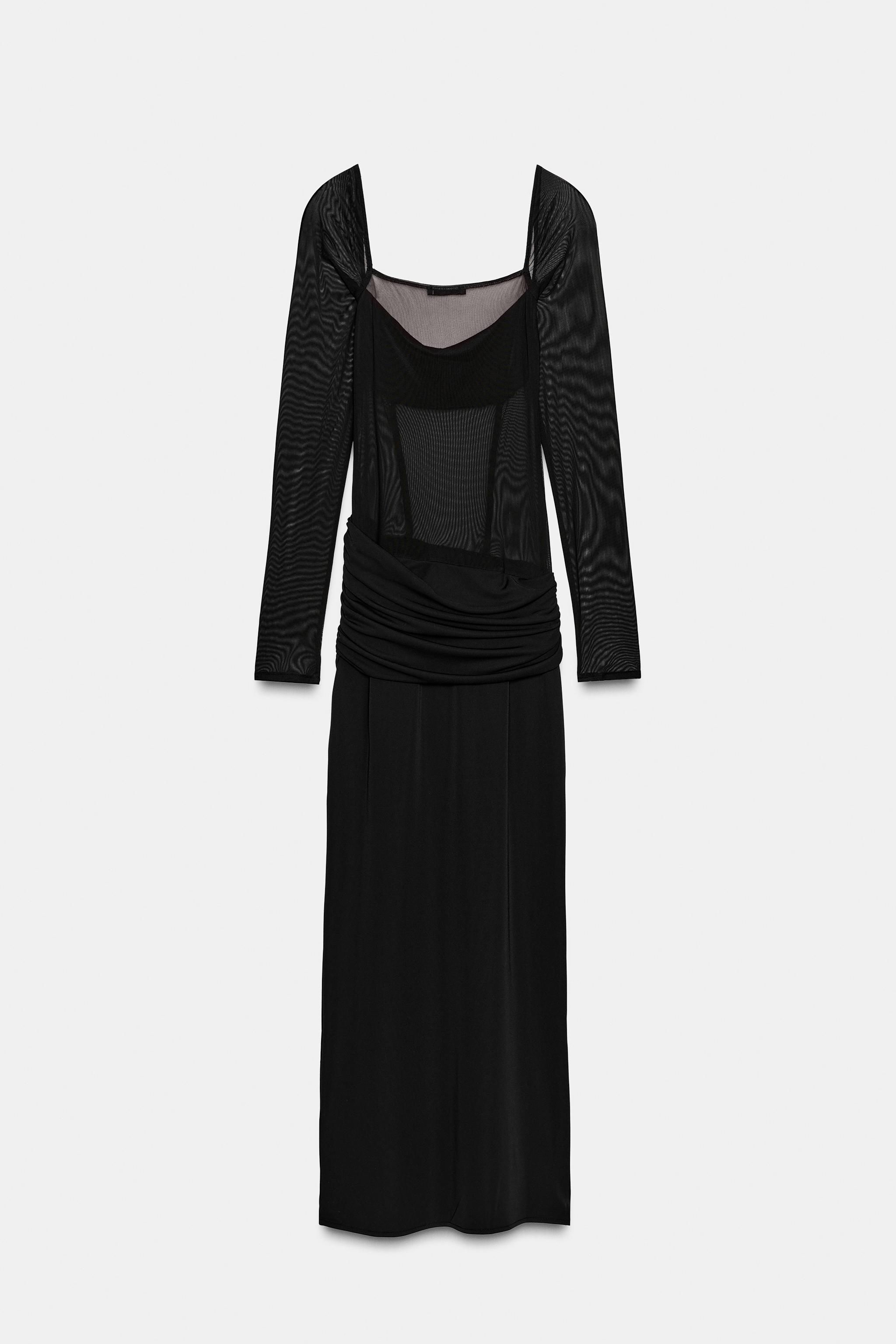 FLOWY COMBINATION DRESS