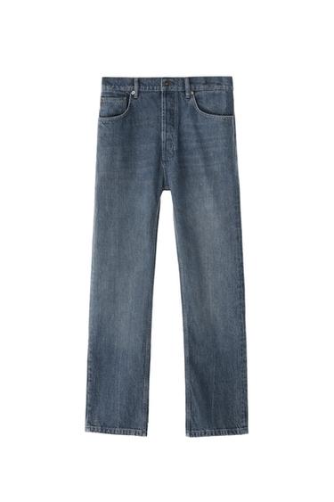 JEANS STRAIGHT ANKLE FIT - Azul / Gris de Zara