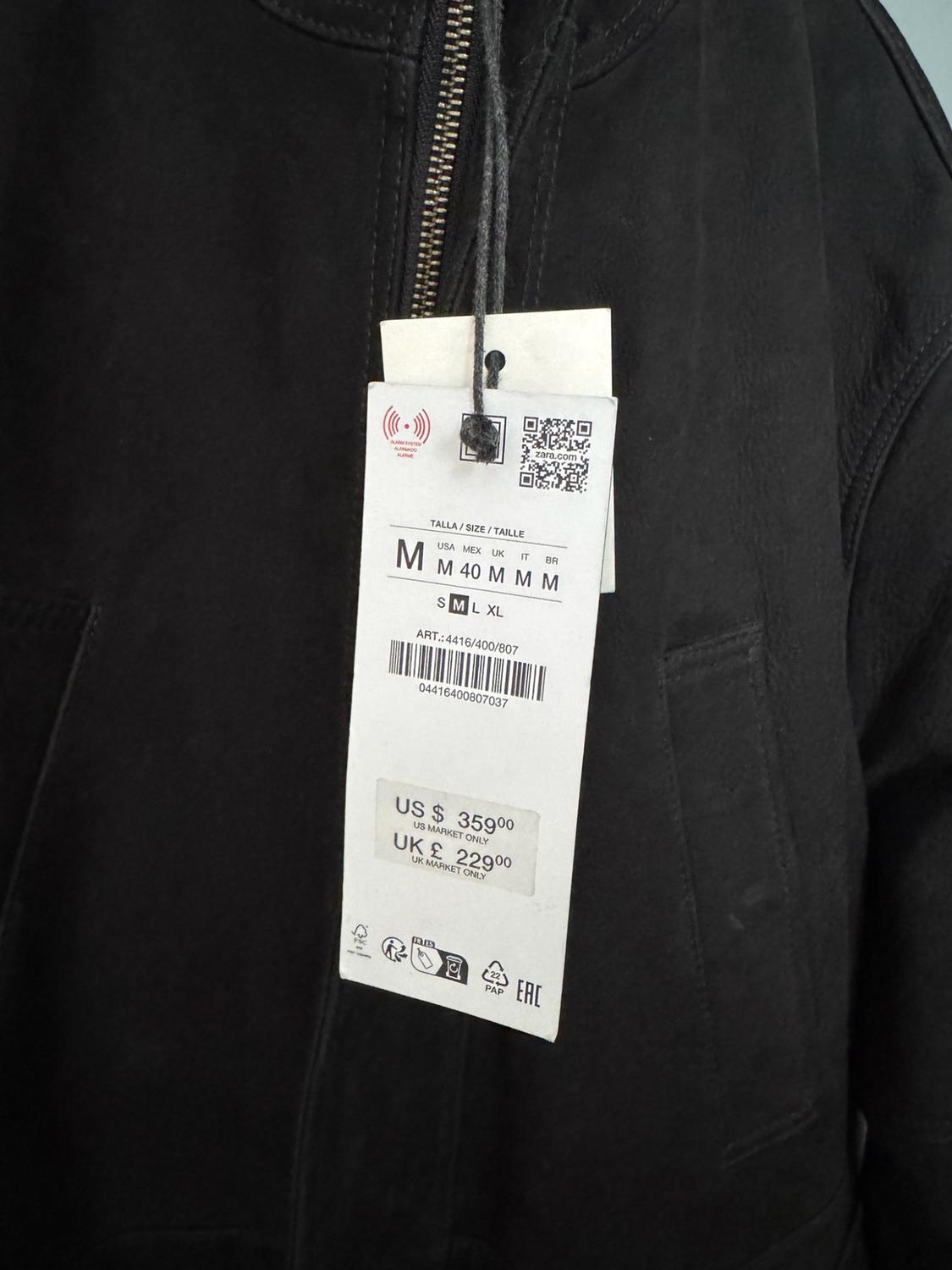 LEATHER RELAXED FIT PARKA - Image 3