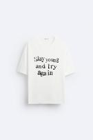 TEXT PRINT T-SHIRT