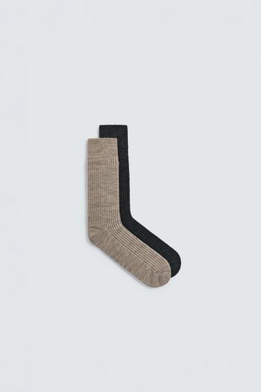 LIMITED EDITION 2-PACK OF RIBBED SOCKS - various by Zara