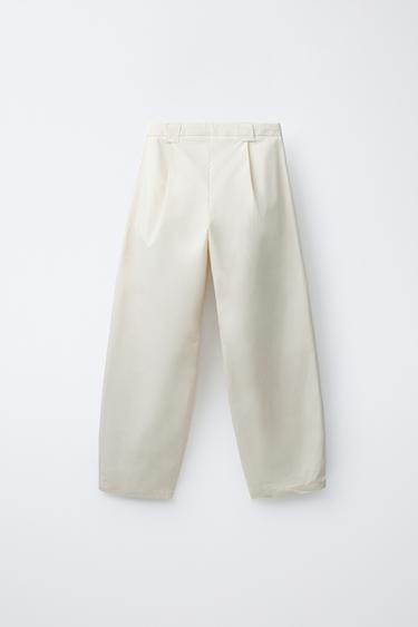 PENN © PLEATED TROUSERS - Stone by Zara - Image 1
