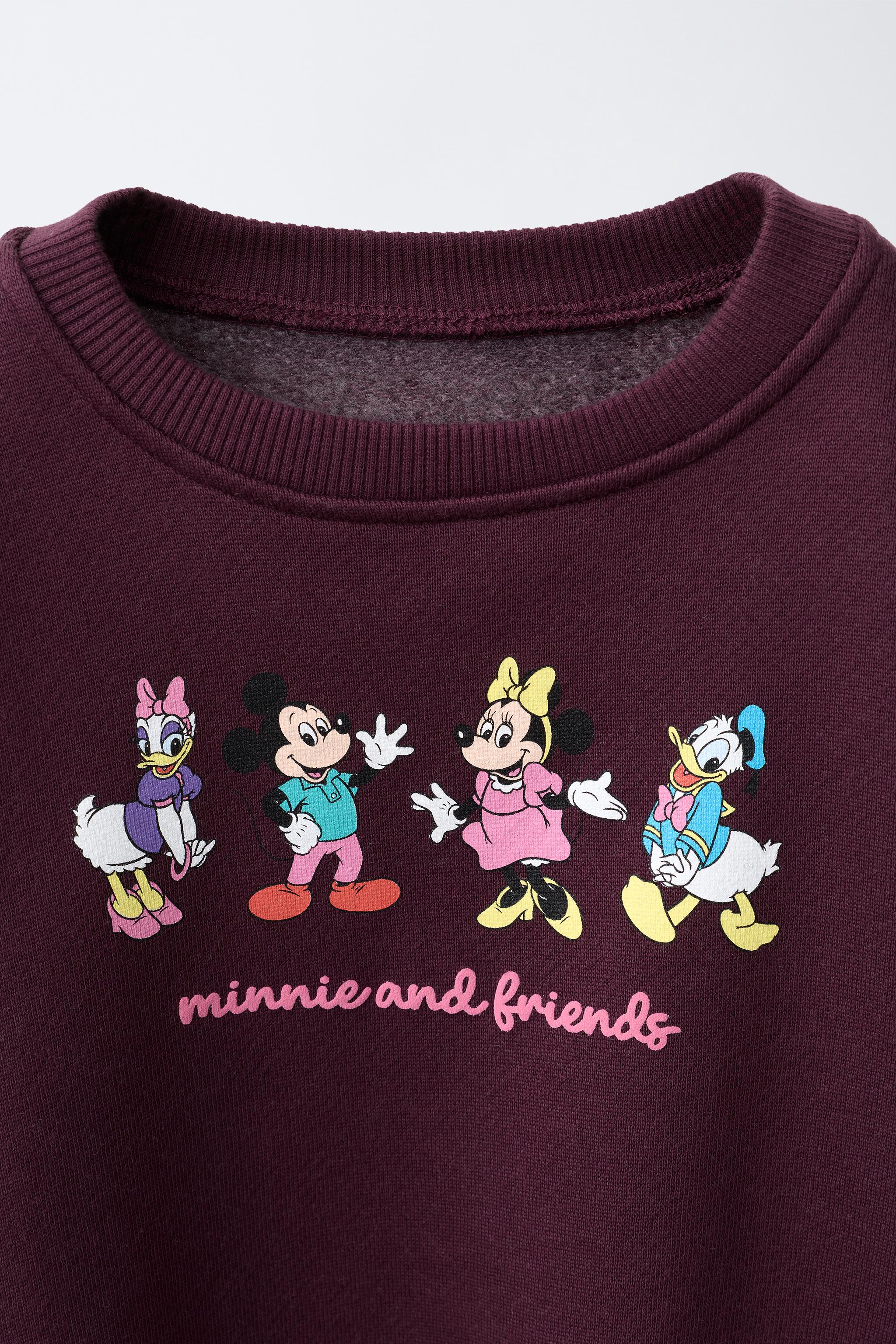 Детские худи Zara MICKEY MOUSE AND FRIENDS © DISNEY PRINTED SWEATSHIRT — фото 4