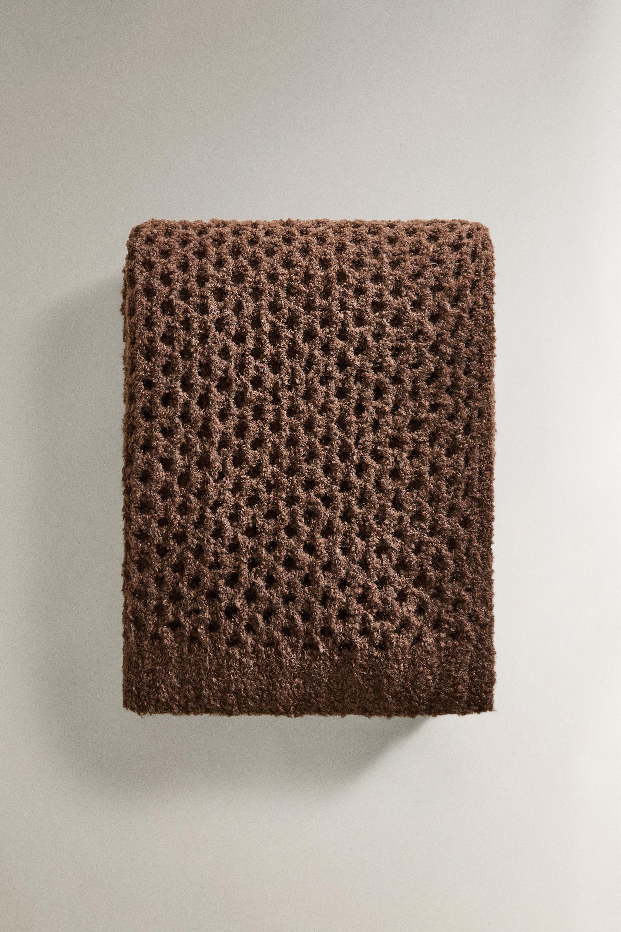 ニット ブランケット - ベージュ | ZARA Japan / 日本