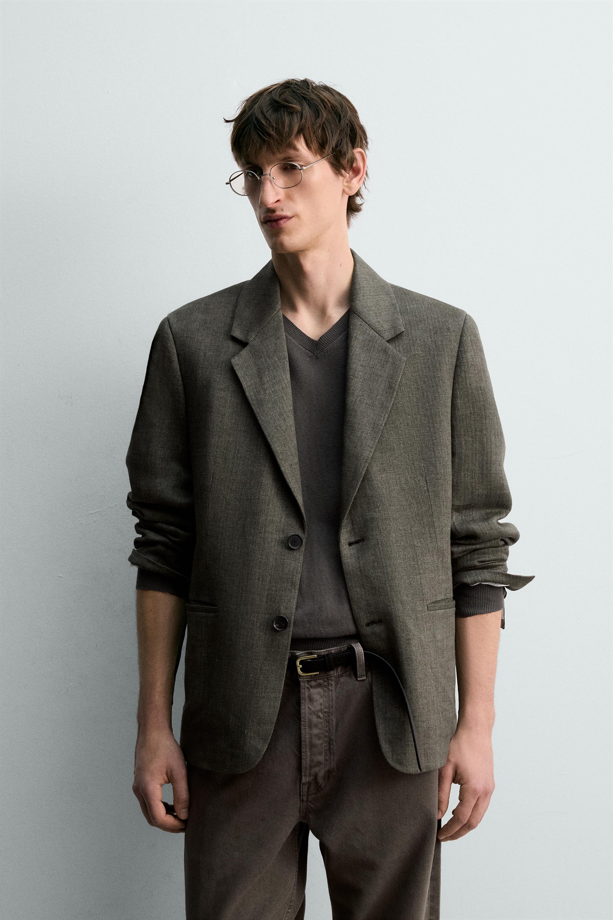 VESTE STRUCTURÉE 100% LIN