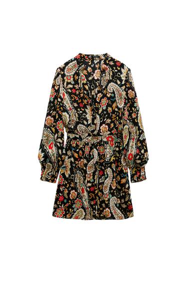 PRINTED SHORT DRESS