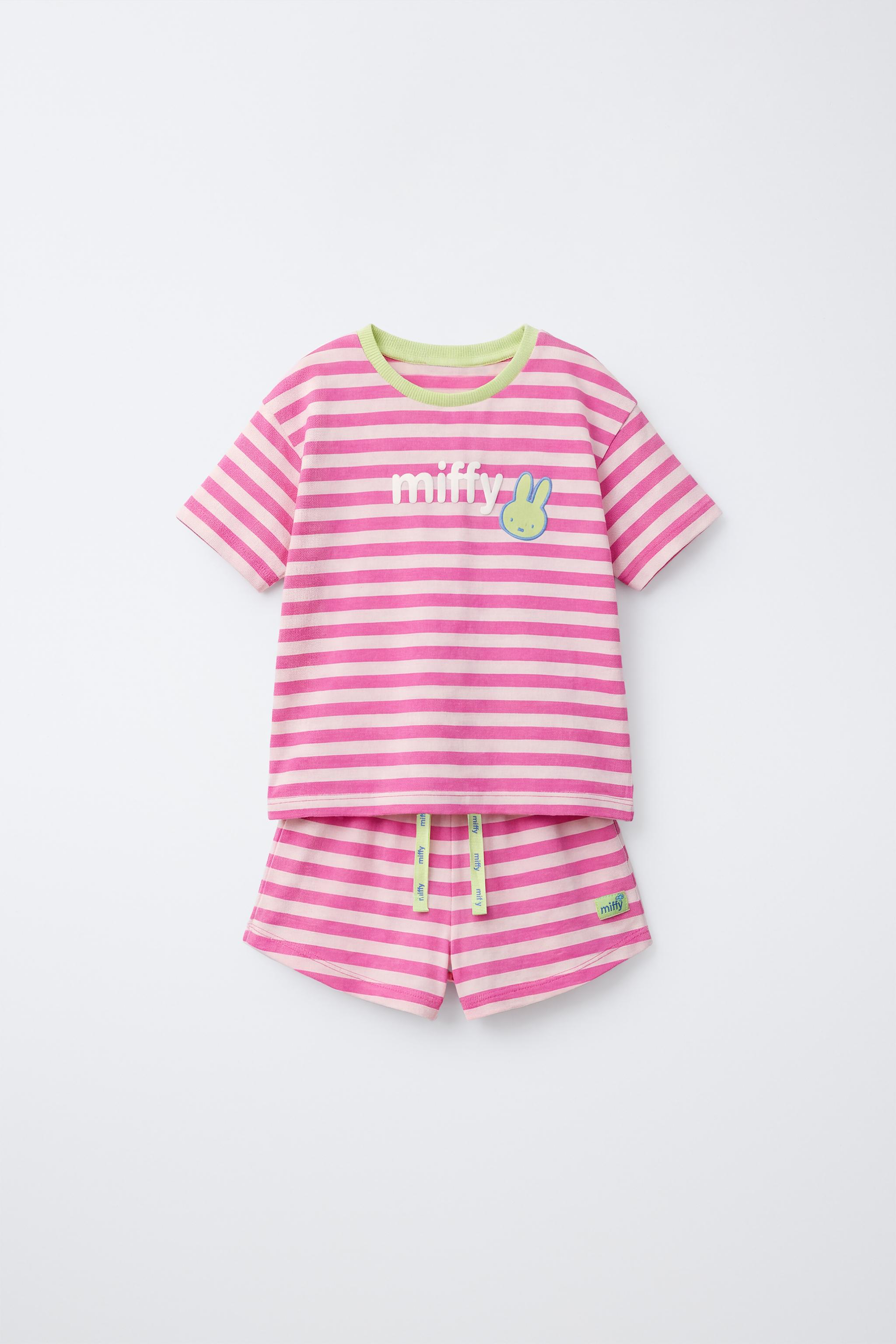 1 1/2-6 YEARS/ MIFFY™ STRIPED PYJAMAS MERCIS BV © - Pink | ZARA