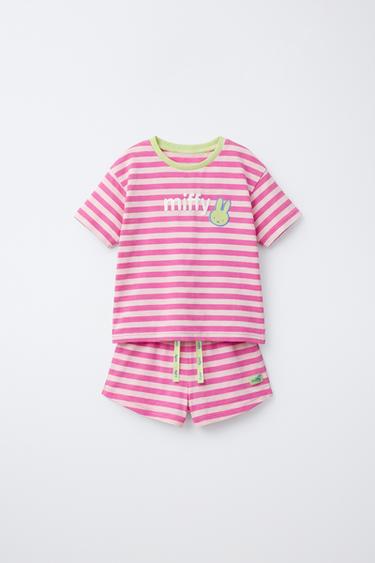 1 1/2-6 AÑOS/ PIJAMA RAYAS MIFFY™ MERCIS BV © - Rosa de Zara - Imagen 0