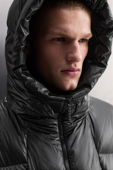 100% DOWN PUFFER JACKET - Black by Zara