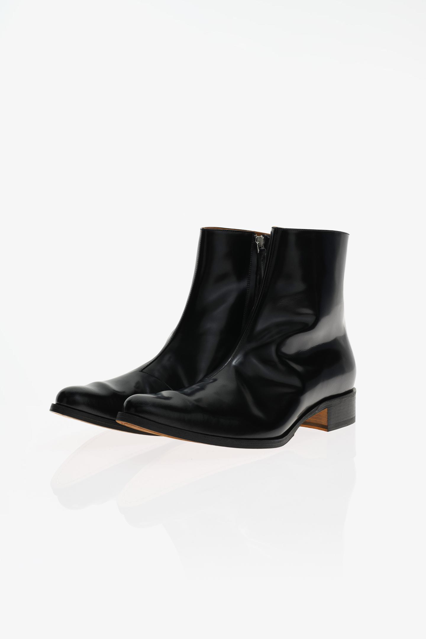 Мужские ботинки Zara Limited Edition Leather, цвет: Чёрный — фото 3