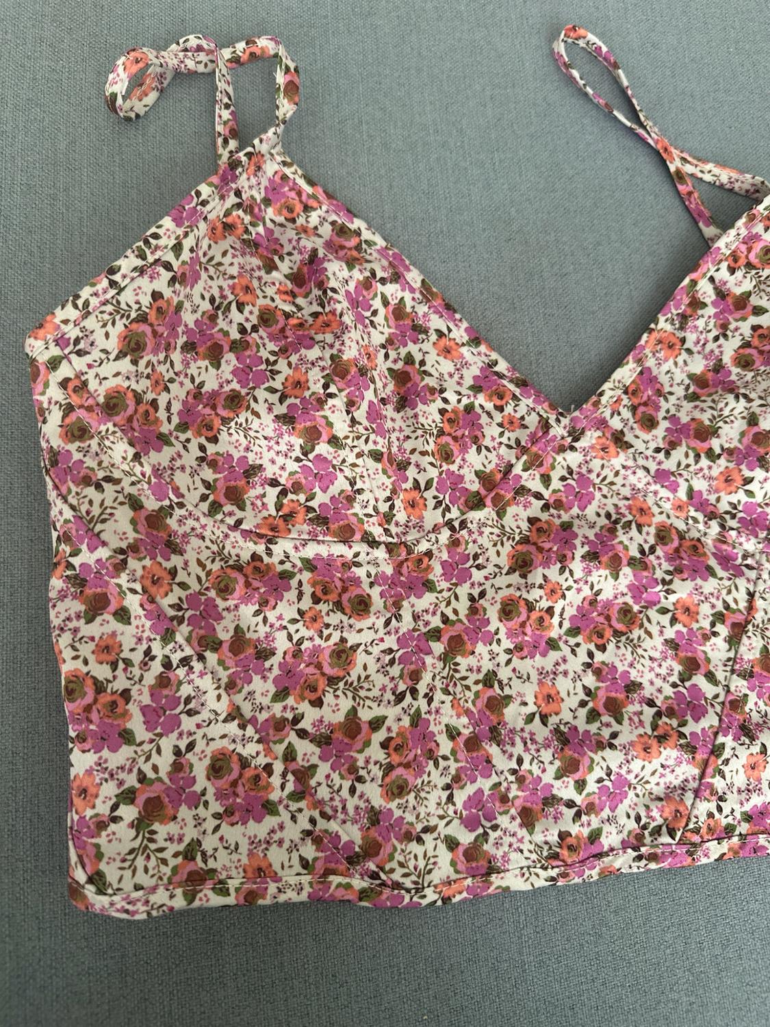 PRINTED CORSET TOP - Image 3