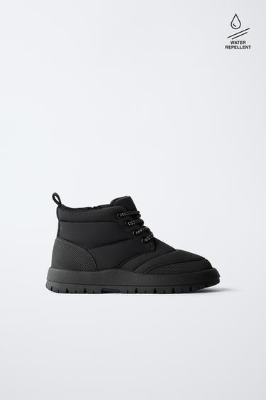 НЕЙЛОНОВЫЕ ВОДООТТАЛКИВАЮЩИЕ БОТИНКИ — Черный от Zara
