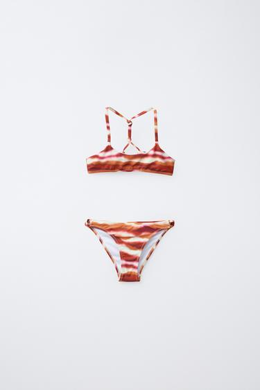 AGES 6-14 / TIE-DYE BIKINI - Brick by Zara
