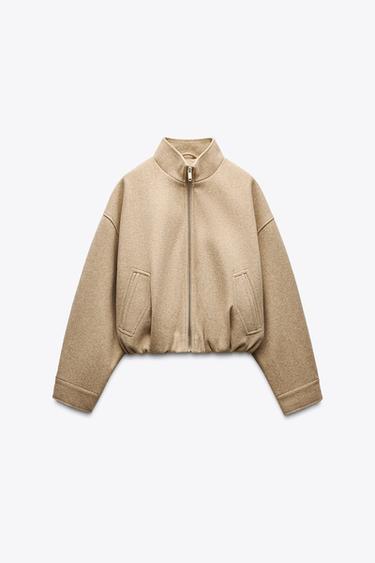 BLOUSON BOMBER SOFT - Beige de Zara - Image 4