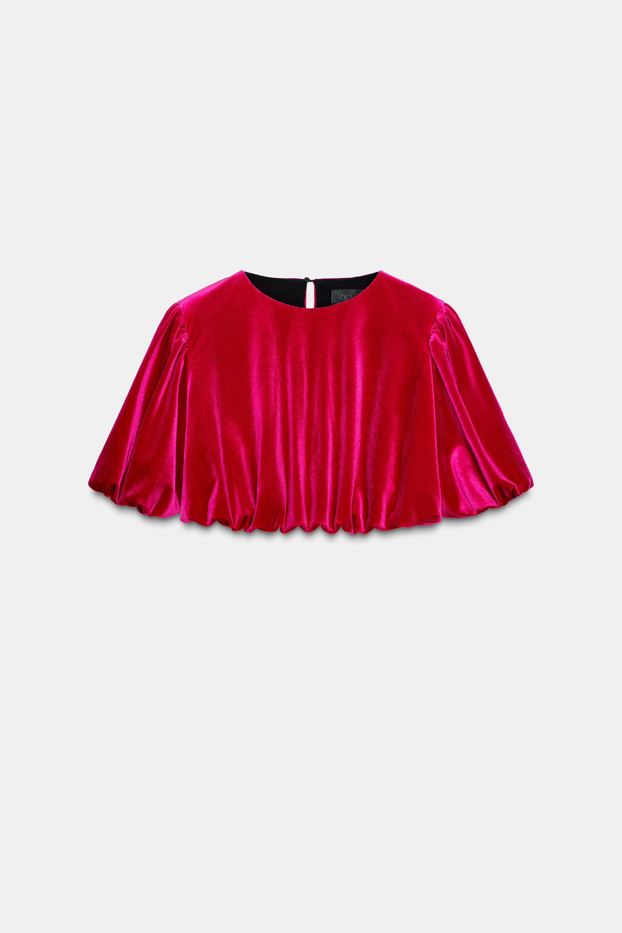 VELVET BALLOON TOP