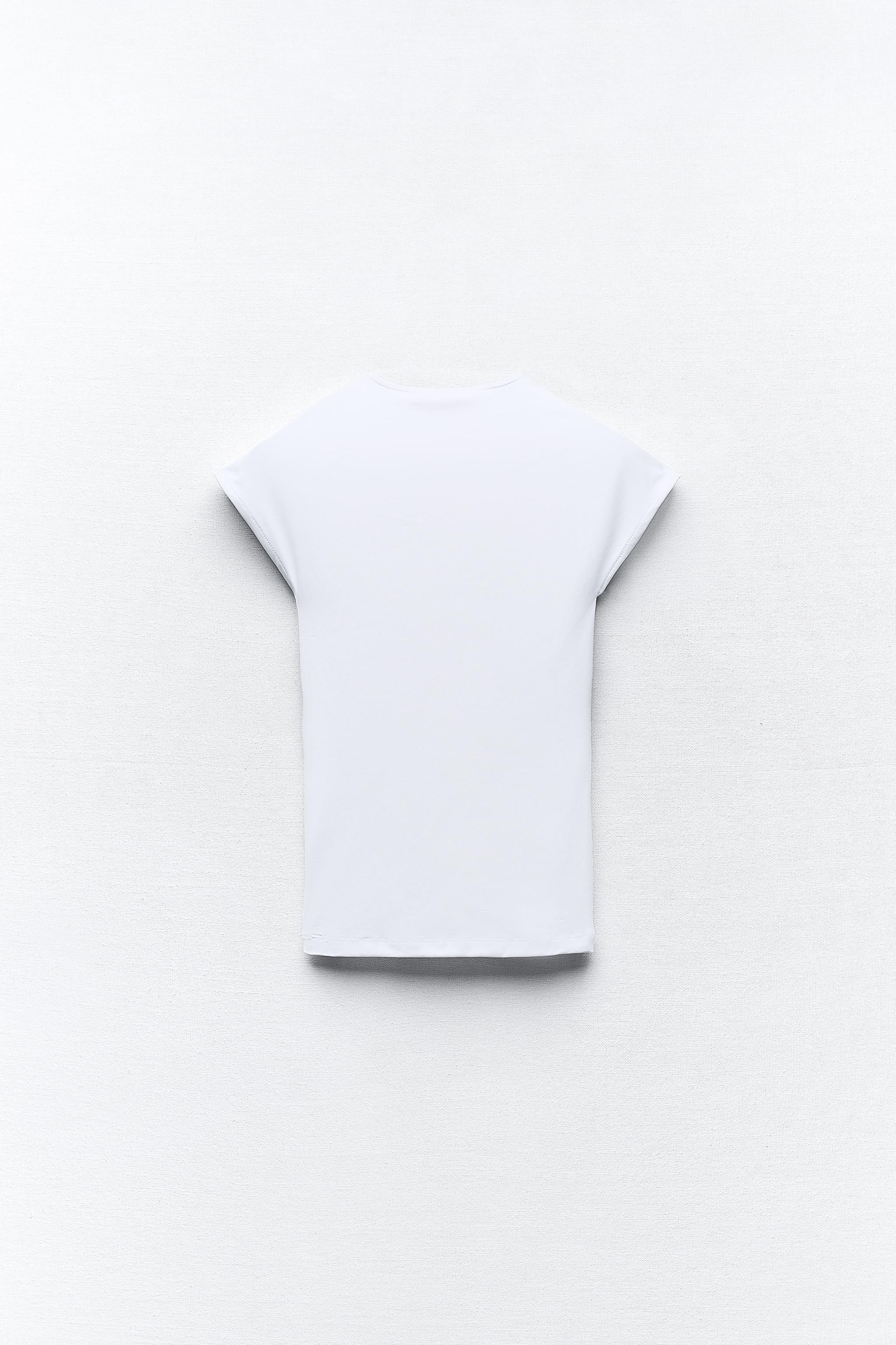 ポリアミドTシャツ - ホワイト | ZARA Japan / 日本