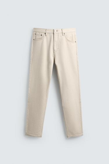 جينز SLIM TAPERED FIT - خَام by Zara