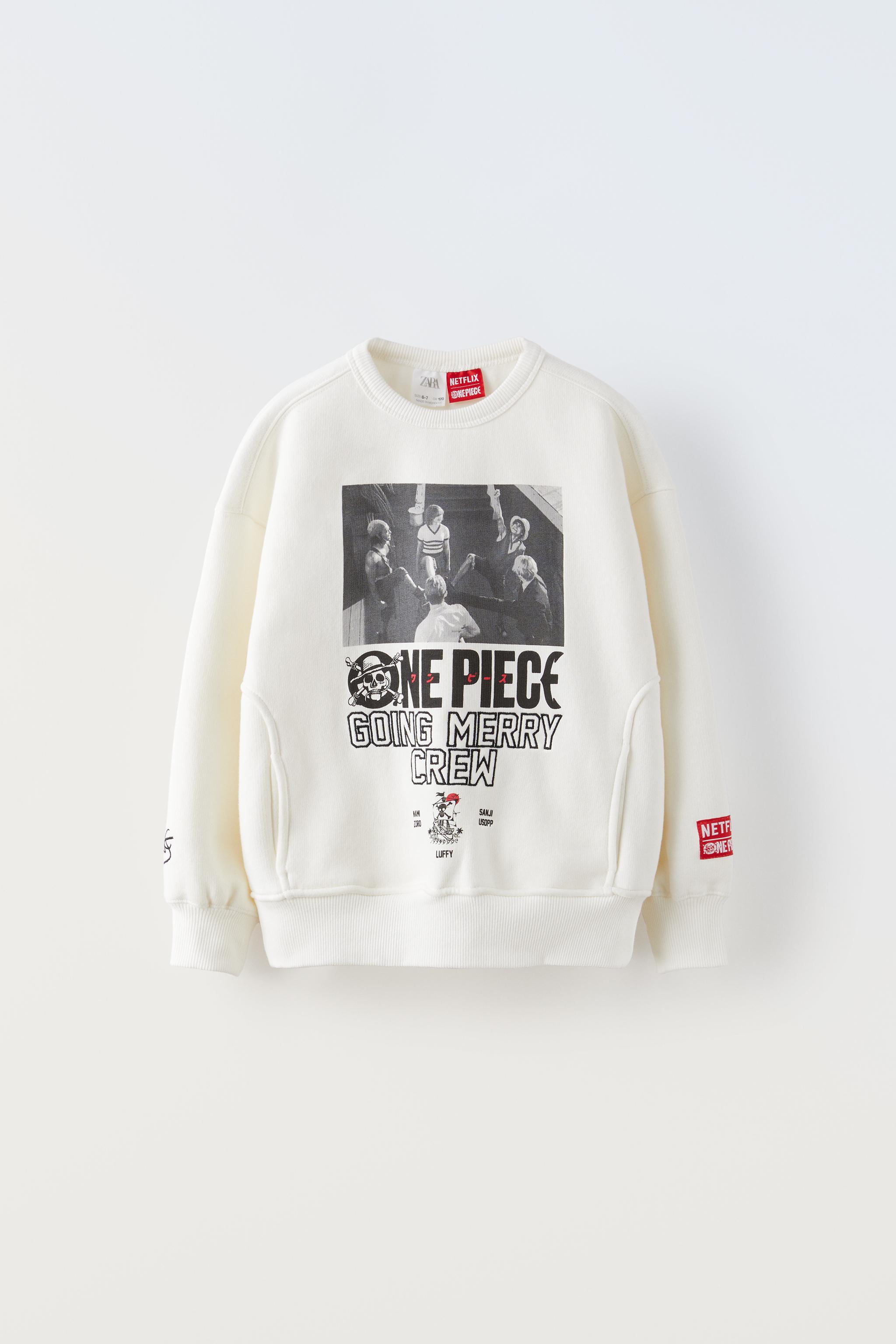 ONE PIECE © SWEATSHIRT - Ecru | ZARA New Zealand