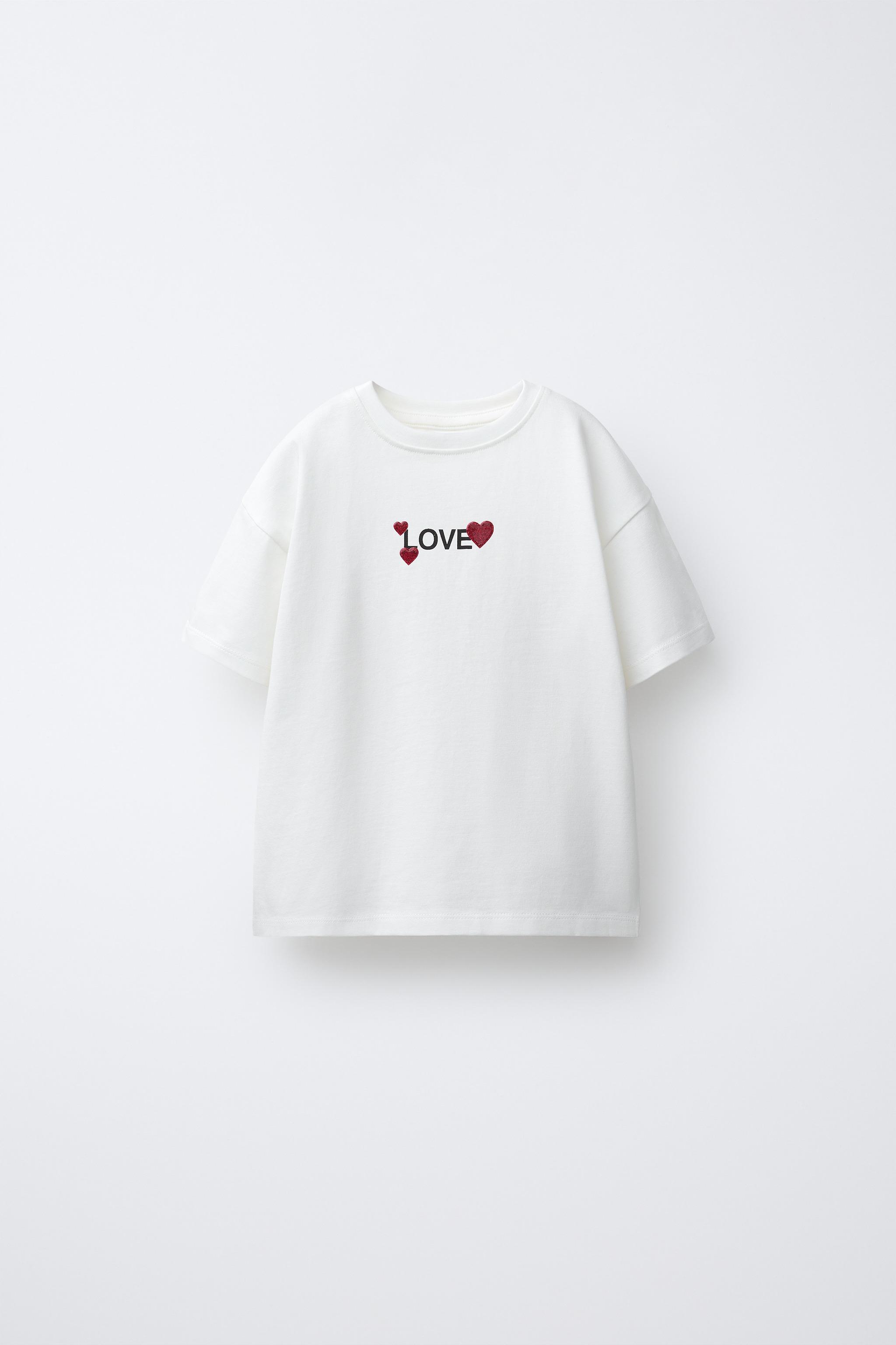 RUBBERISED SHINY PATCH T-SHIRT - Oyster-white | ZARA South Africa