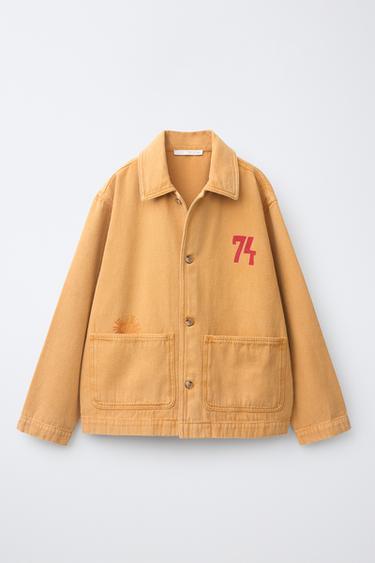 Camisa overshirt bordada