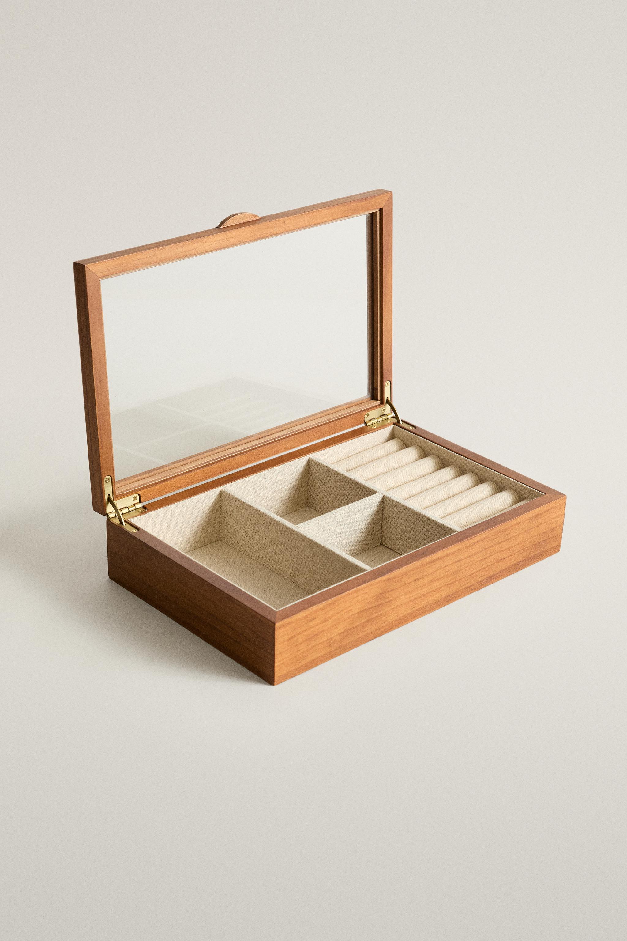 WOODEN JEWELLERY BOX