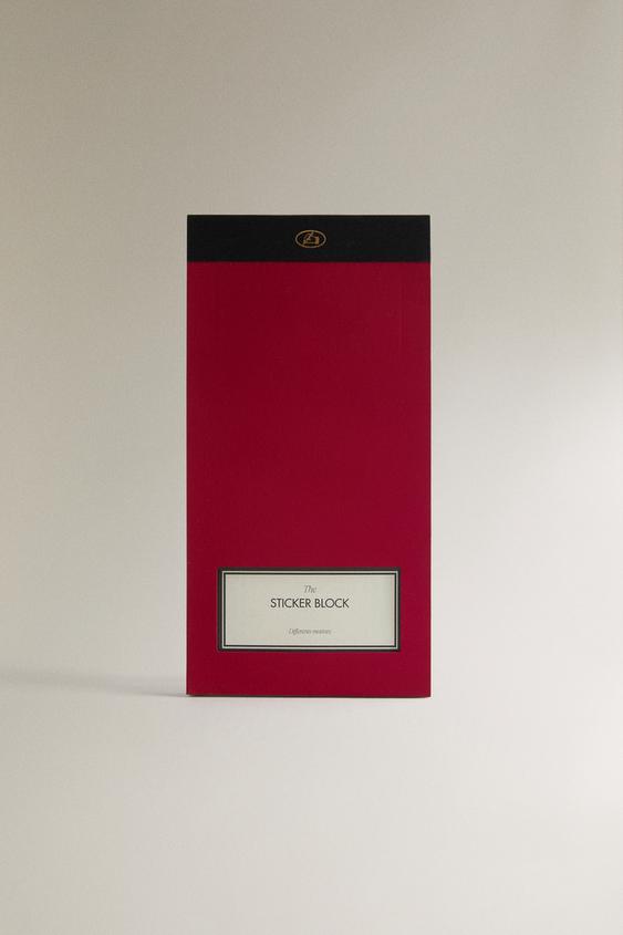 BLOC AUTOCOLLANTS NOM - Rouge de Zara - Image 0
