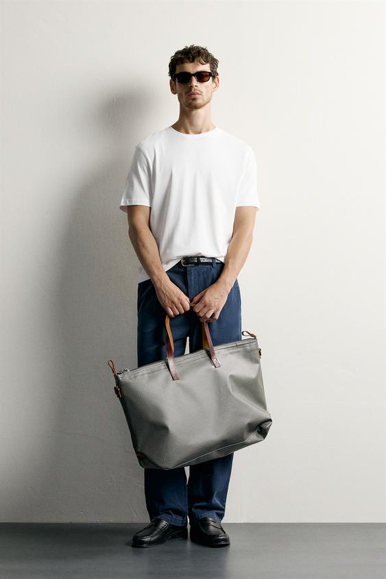 CAMISETA REGULAR FIT - Blanco de Zara - Imagen 0