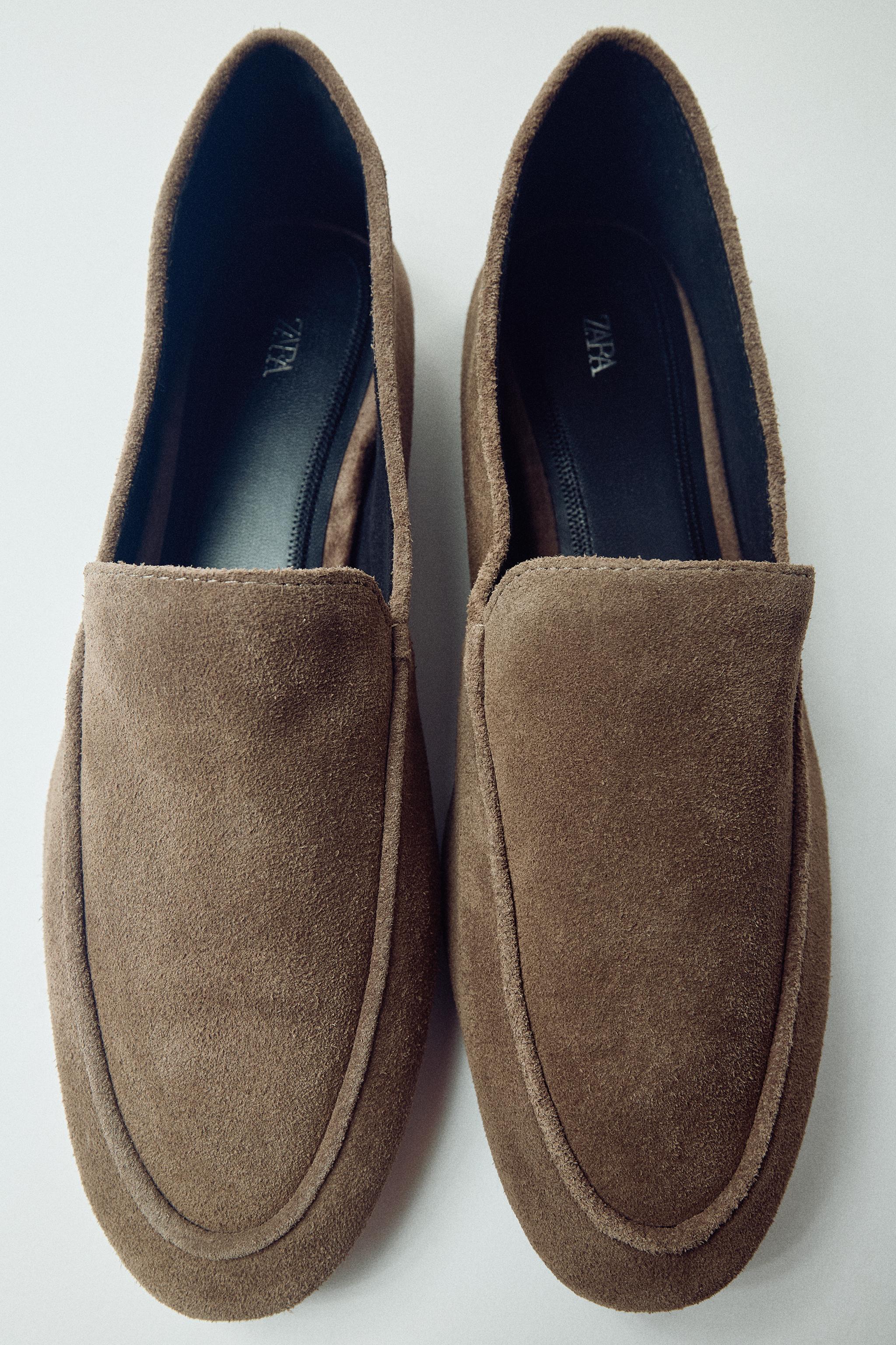 SOFT SPLIT SUEDE LOAFERS
