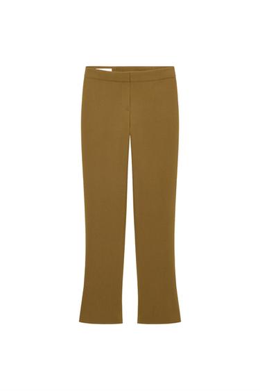 TROUSERS WITH ADJUSTABLE HEM - Oil by Zara