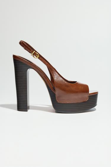 SANDALIA PLATAFORMADUNAK - Marroia, Zara-rena
