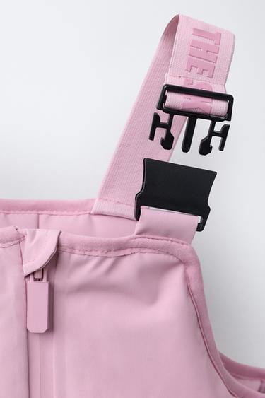 WATERPROOF AND WINDPROOF BIB TROUSERS WITH POCKETS RECCO® SYSTEM SKI COLLECTION - Pink by Zara - Image 3