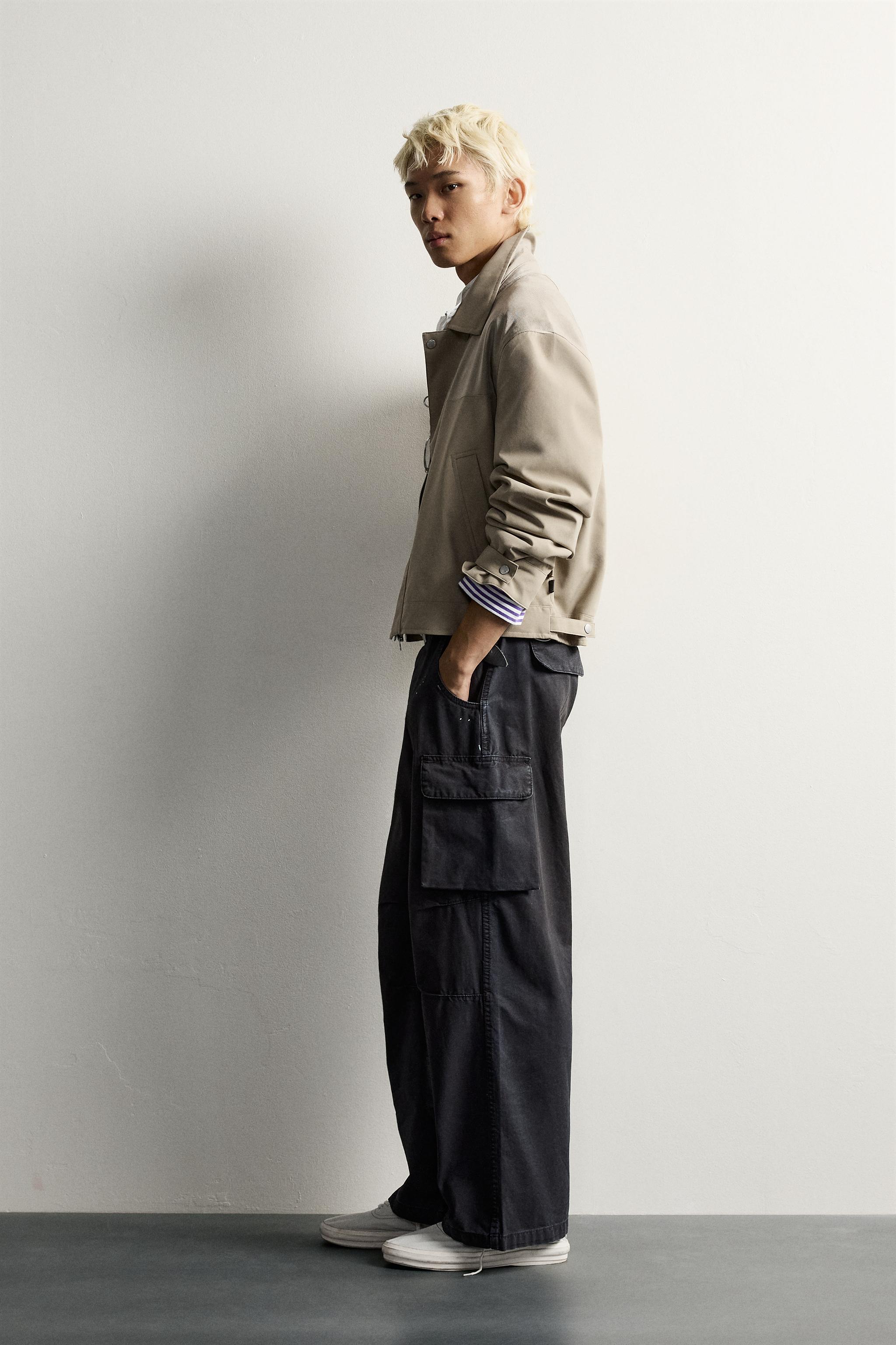 METAL FROG FASTENING CROPPED FIT JACKET