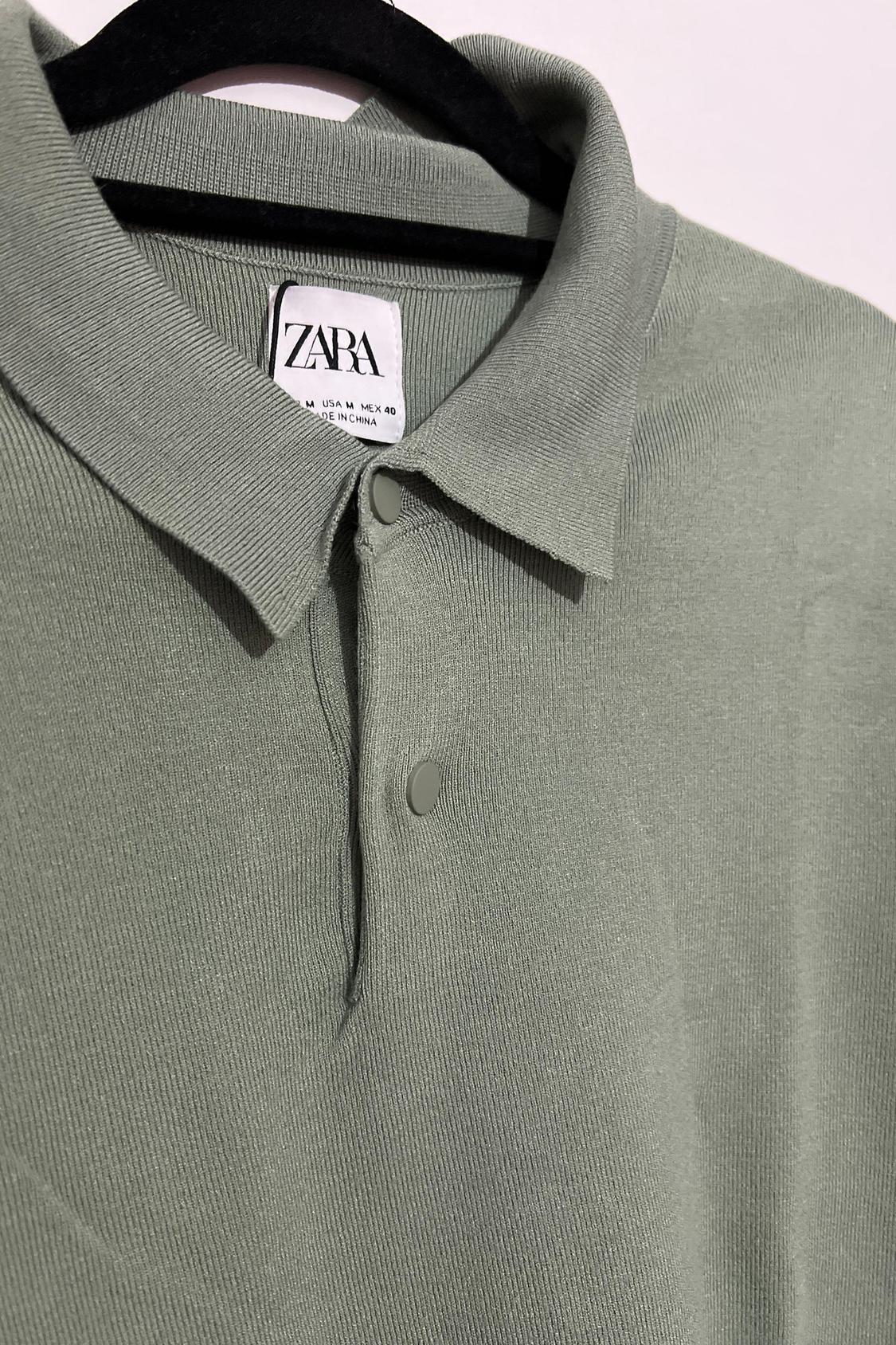 SHORT SLEEVE KNIT POLO SHIRT - Image 2