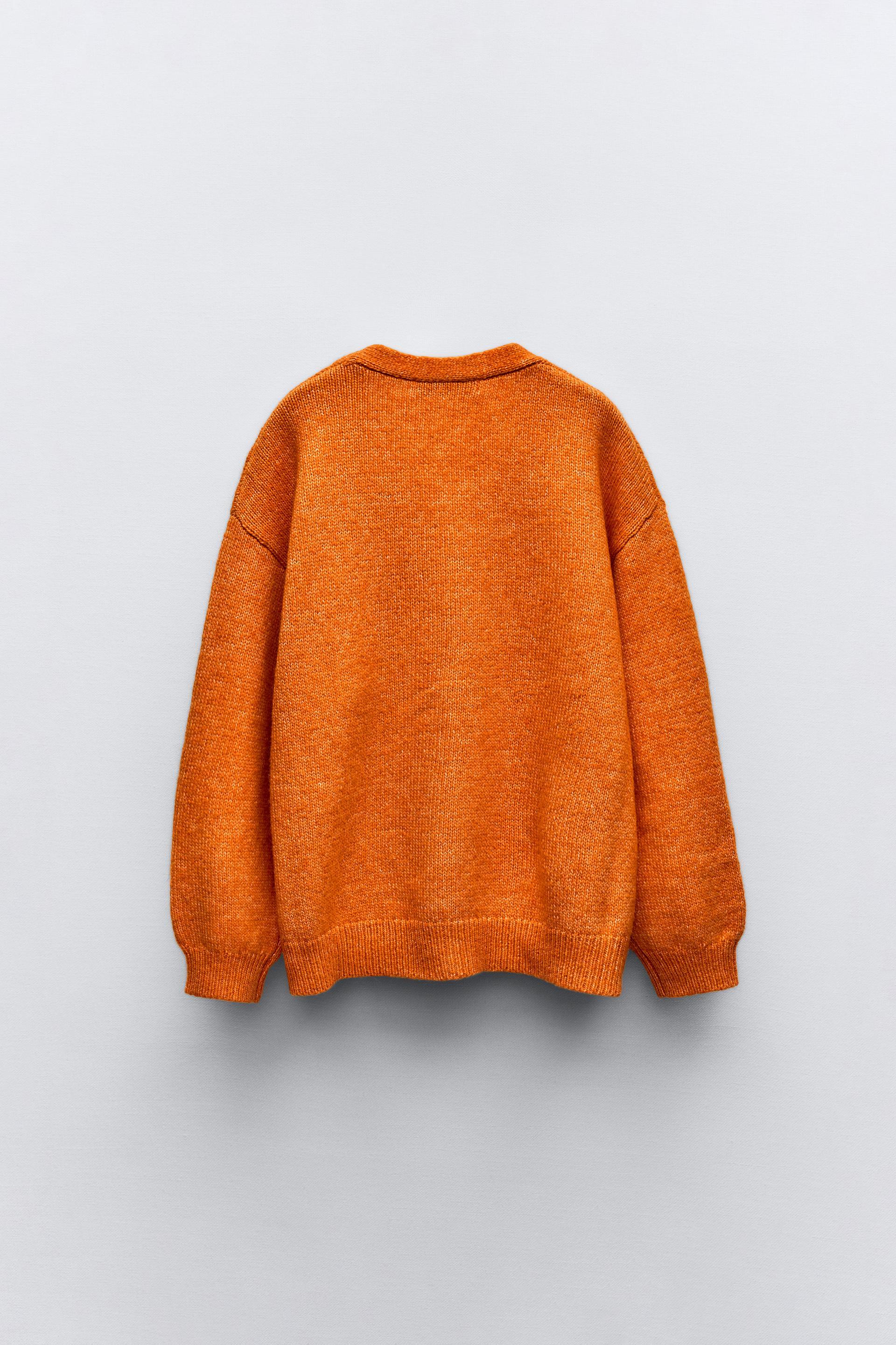 H&m orange cardigan best sale