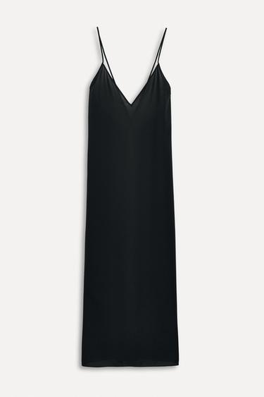SLIP DRESS WITH MULTIWAY STRAPS 50TH ANNIVERSARY - Black by Zara - Image 1