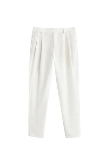 PLEATED TROUSERS