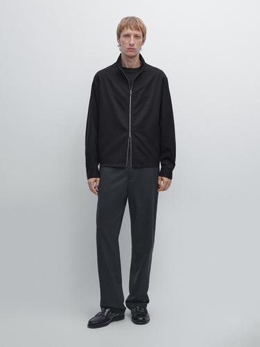 Pantalón cintura confort elástico interior - Marino de Zara - Imagen 0
