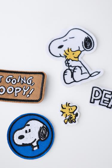SNOOPY PEANUTS™ FIVE PATCH PACK - Green by Zara - Image 2