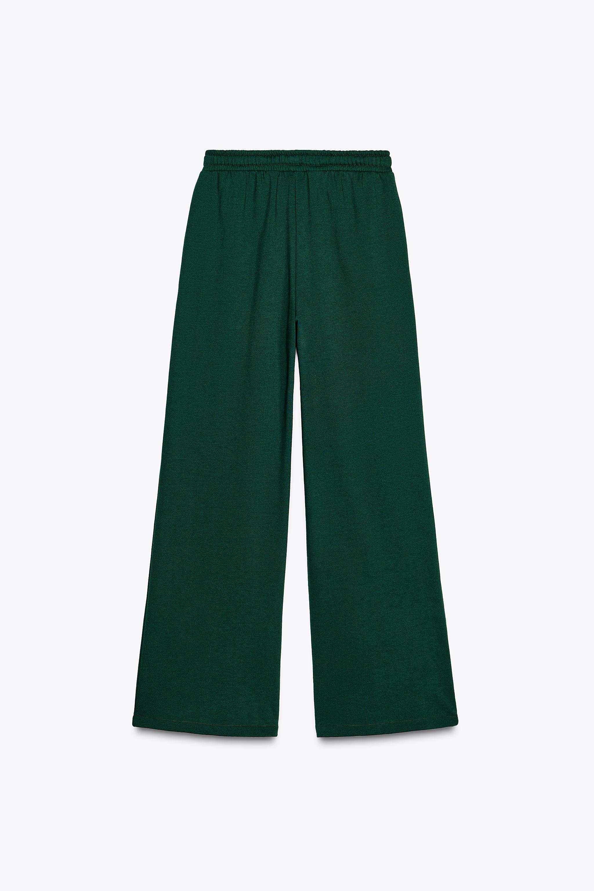 安心★関税込み★ZARA★NFL JETS FLEECE TROUSERS NFL JETS FLEECE TROUSERS - GREEN | ZARA Spain