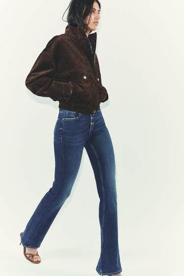 Z.06 TRAPÉZSZÁRÚ MAGAS DEREKÚ FARMER – Kék a ZARA-tól