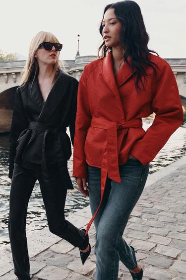ZW COLLECTION KAMARLI JAKET - Qizil Zara tomonidan