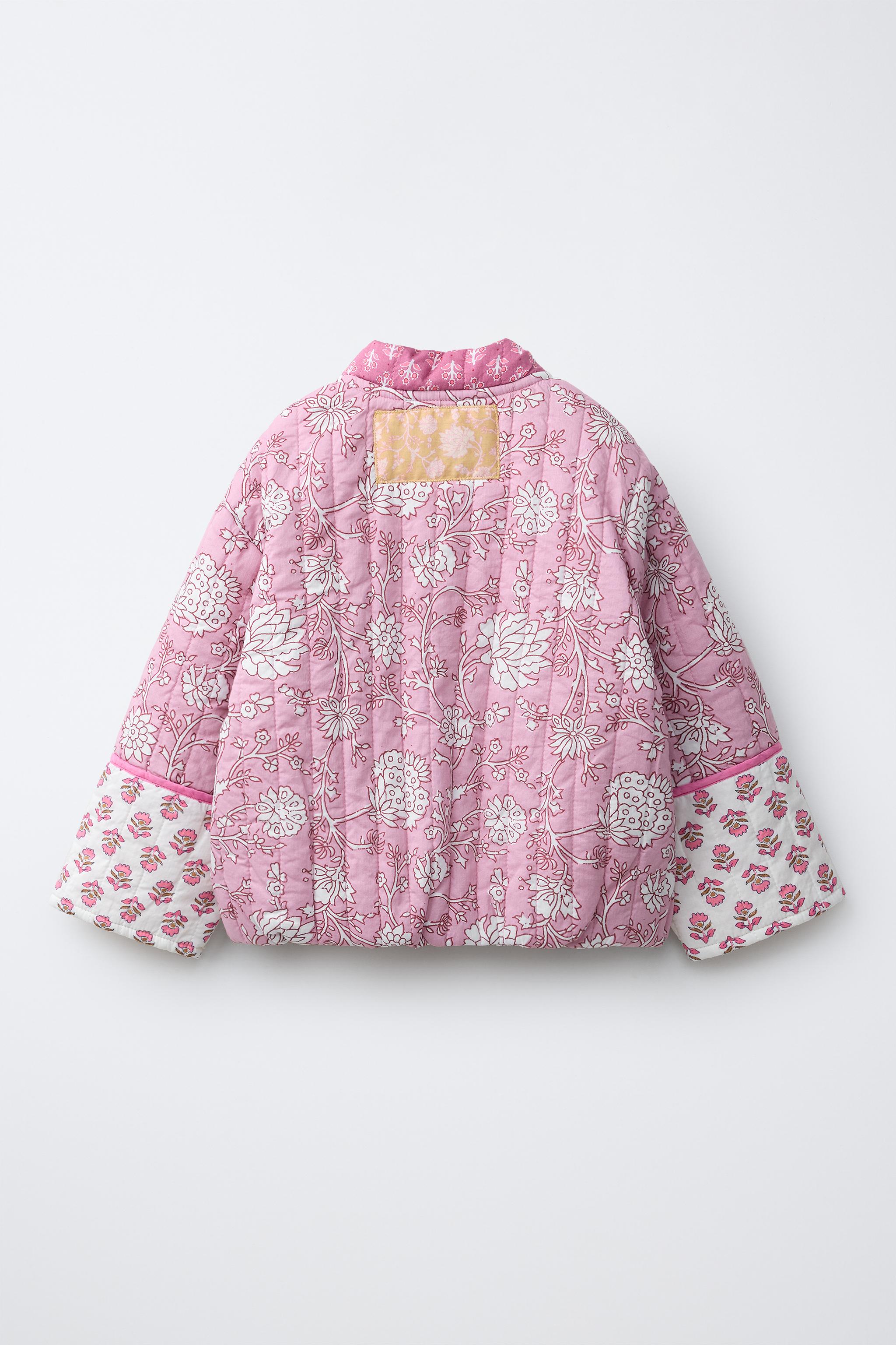 VESTE MATELASSÉE PATCHWORK FLEURI